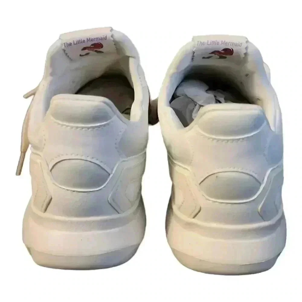 Adidas Originals Flex J Disney The Little Mermaid White Womens Sneakers Size 6 - Picture 7 of 11